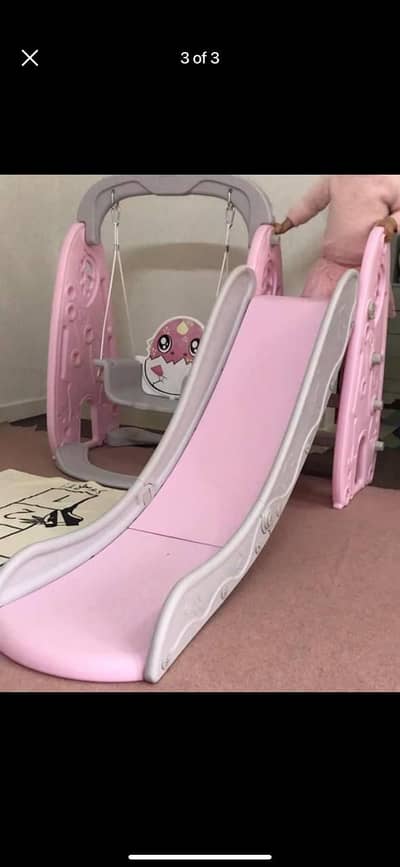 Kids Indoor Slide Swing Set with Basketball Net – Fun Play Gym for Ho