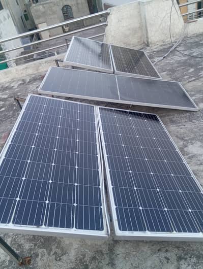 150 watts ke 4 panels aur 310 watts bifocal ka 1 panel full active