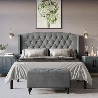 Bed set- double bed set- Poshish bed- King size bed set- bed for sale