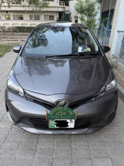 Toyota Vitz 2016 model 2018 registered