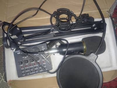 complete studio recording and podcasting setup