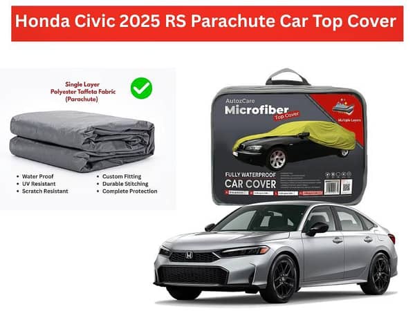 Honda Civic 2025 RS Parachute Car Top Cover – Waterproof, Dustproof & Scratch Resistant