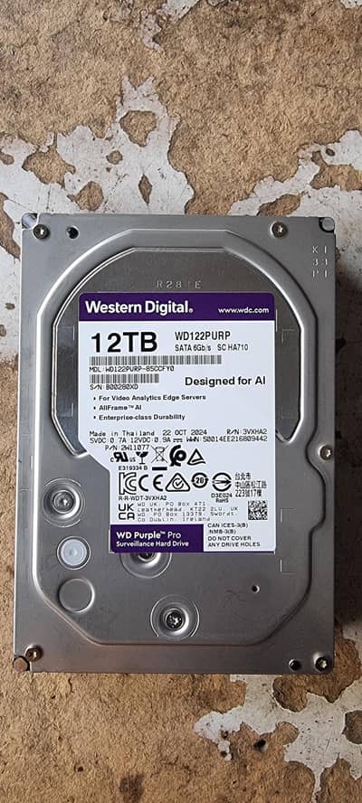12Tb Hard Just like new 100% Health