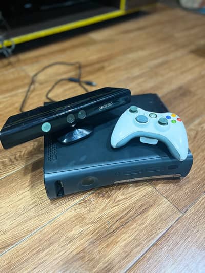 XBox 360 - 512 GB  (Jail Break) with Kinect 360 motion sensor