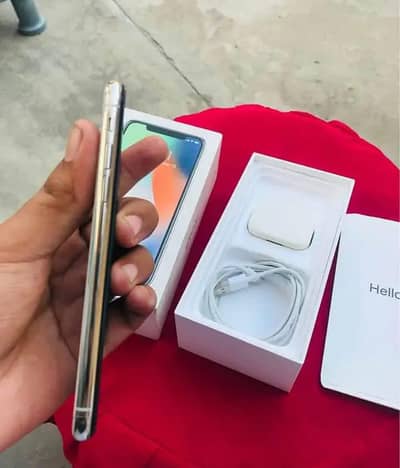 Apple iPhone X 256 GB PTA approved WhatsApp 0346=00=62=798 for sale