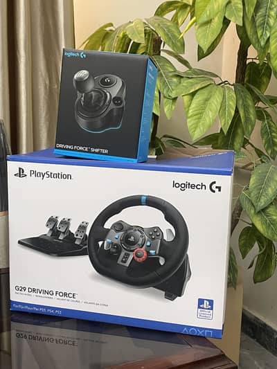 Logitech G29 and Shifter with Box
