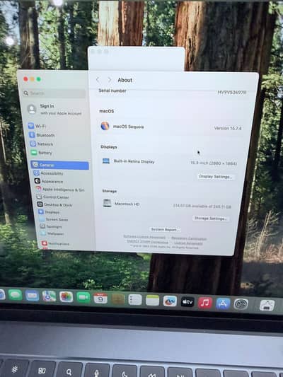 Macbook M4 15 in 16gb 256gb