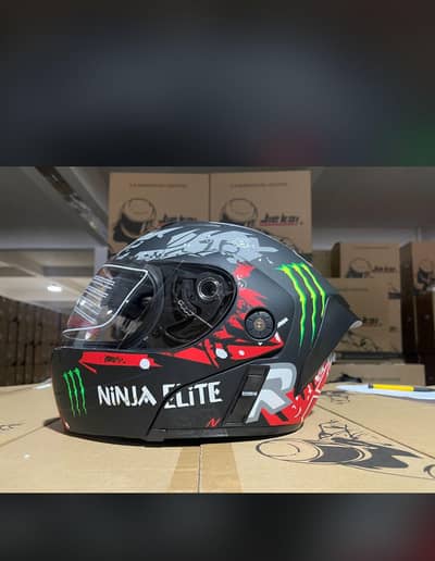 DOT VERIFIED BOX PACK SUPER AIR AND JECKAI FLIPUP HELMET