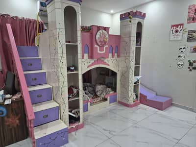 princess custom made castle bunk bed