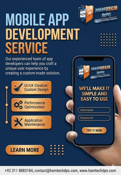  Mobile App Development (Android & iOS) – Professional & Affordable