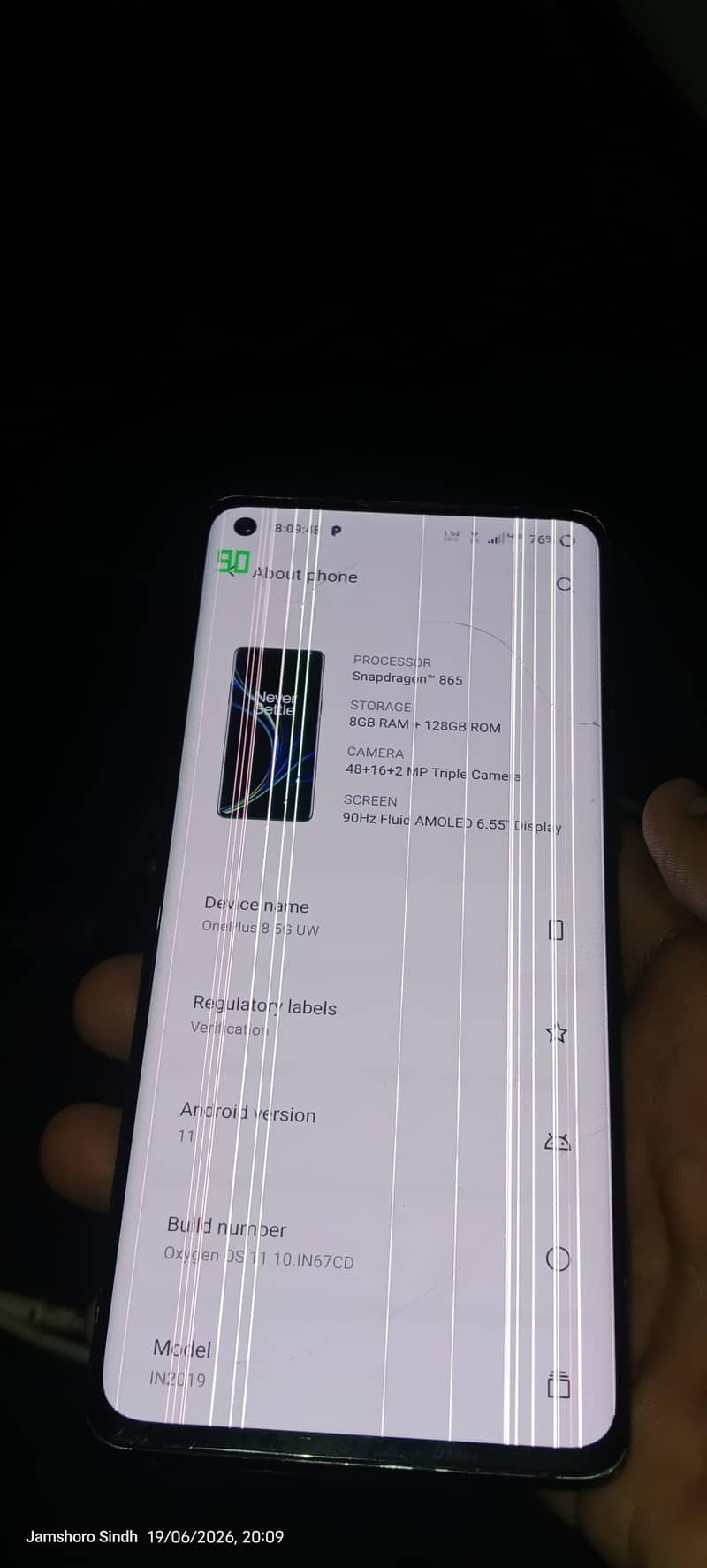 ONE PLUS 8 5
