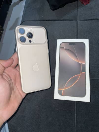 Apple iPhone 16 Pro Max 100% health factory unlock