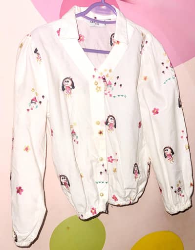 Branded shirt and skirt