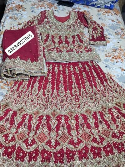 lehanga bridal dress heavy 10/10 condition