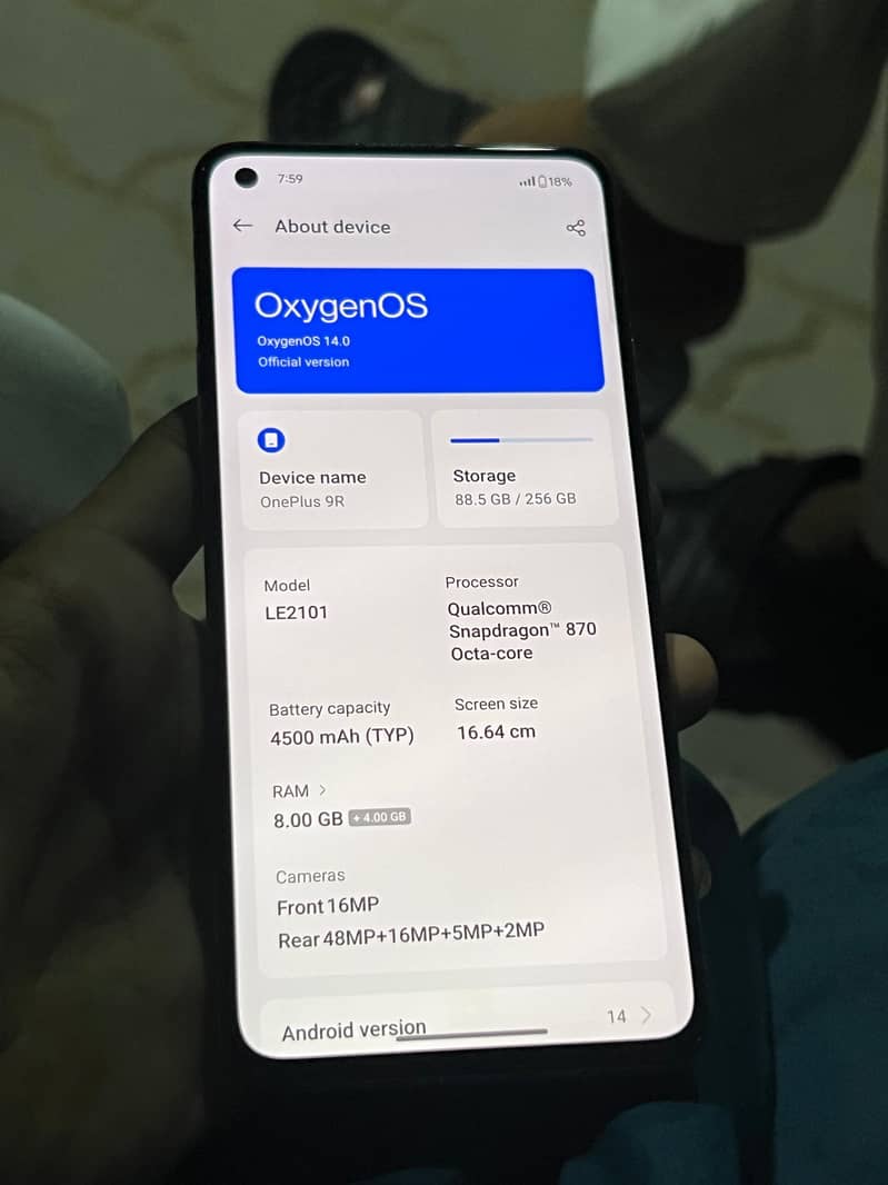 One Plus 9R 2
