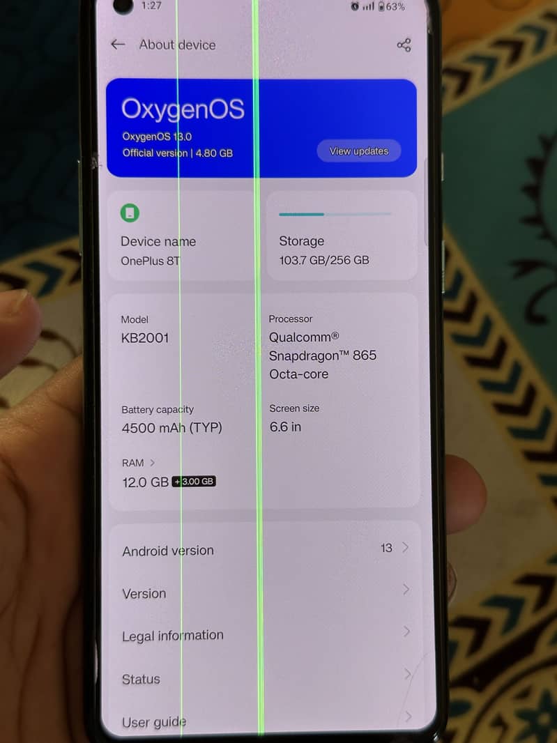 One Plus 8T 6