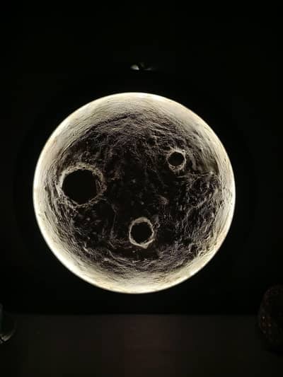 3D moon light for wall decoration