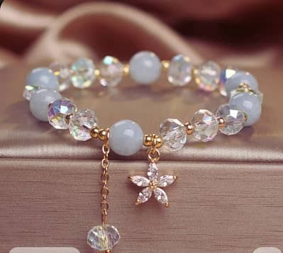 Butterfly Crystal Beads Bracelet for Women | Adjustable Luxury Fashion