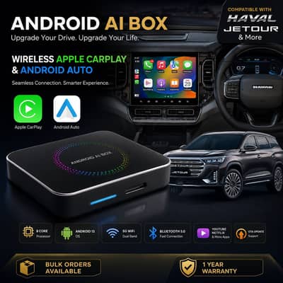 Wireless Android Carplay Cars  (Android Ai Box) For All Cars