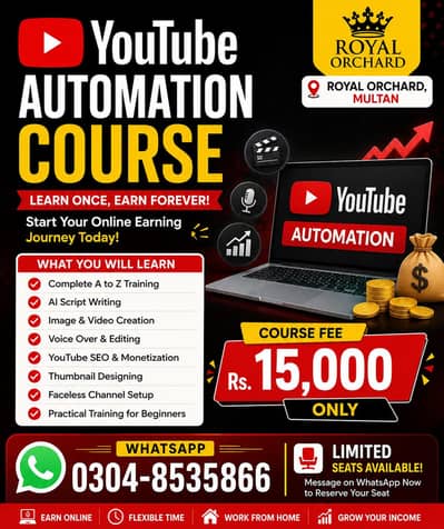 YouTube automation course