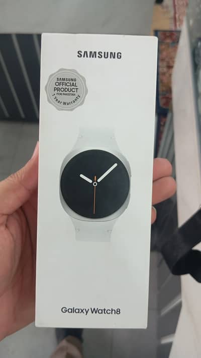 Samsung Galaxy watch 8 silver colour