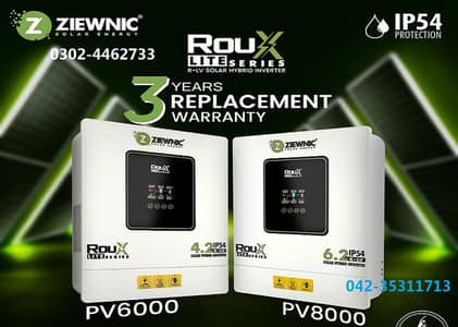 Ziewnic IP 54 Models of HYbrid Inverters - 3Years Replacement waranty