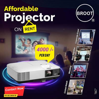 Projector Rental Services | HD Projectors on Rent for Events, Meeting