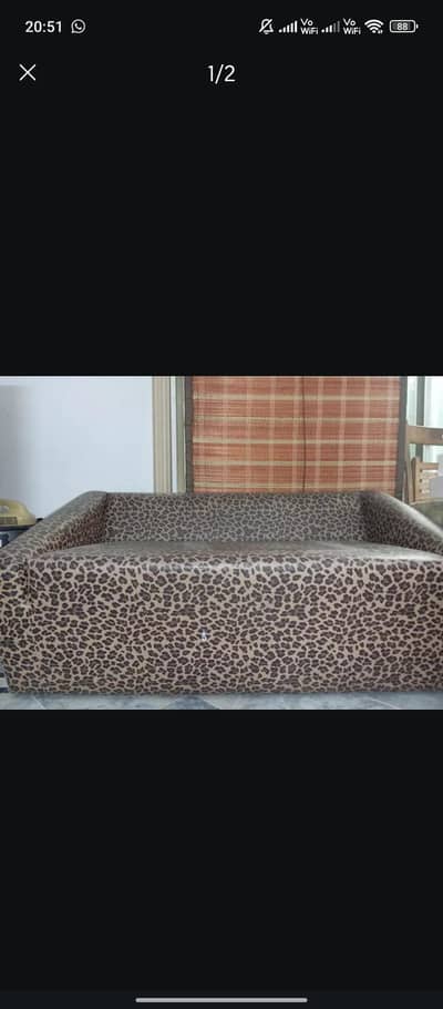 2 Seater Sofa. Box Seater
