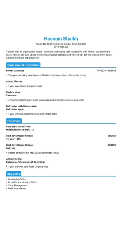 i need a job