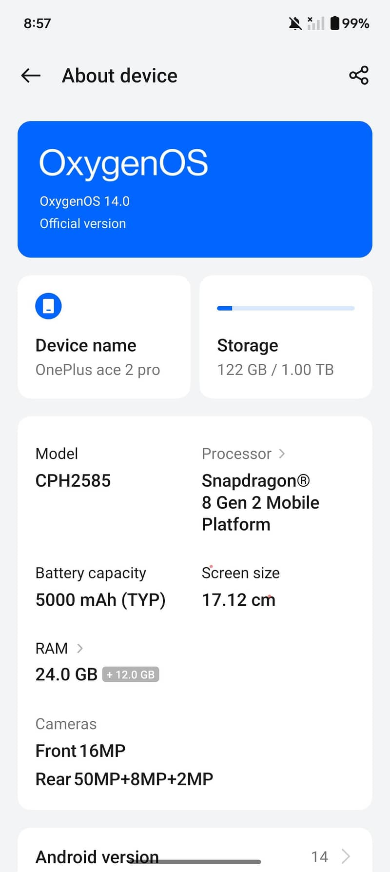 One Plus Ace 2 Pro 0