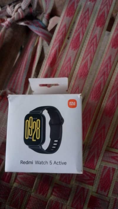 “Redmi Watch 5 Active – Brand New | Box Pack | Warranty | Urgent Sale”