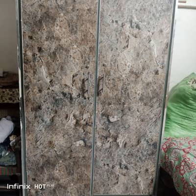 bubble door almari wood