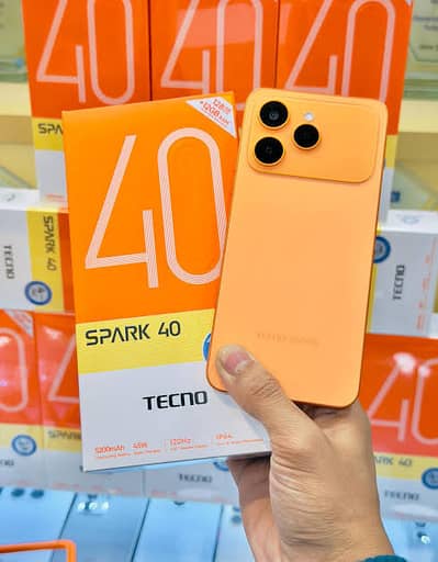 Official Box | PTA Approved Tecno Spark 40 6GB 128GB