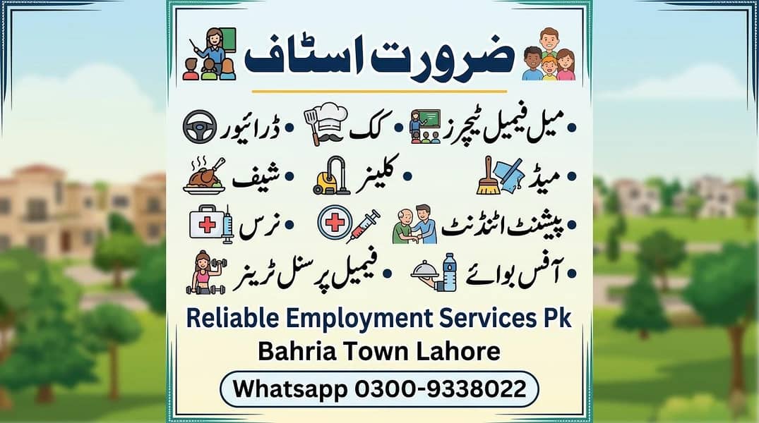 ضرورت اسٹاف 0