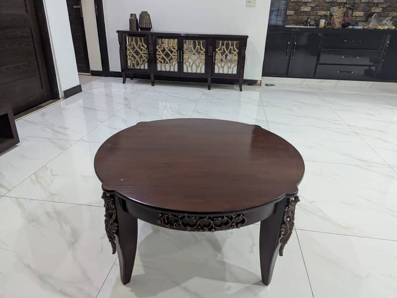 Solid wood coffee table 0