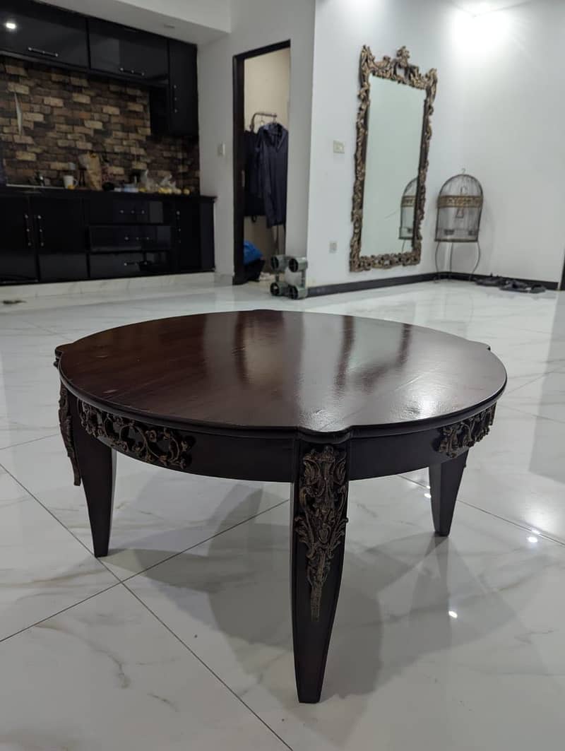 Solid wood coffee table 2
