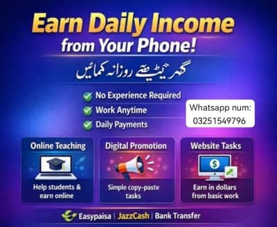 Online home based work