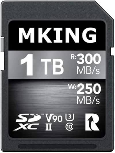 M-KING Memory Card SDXC 1TB 1024GB  memory UHS-II U3 V90 card
