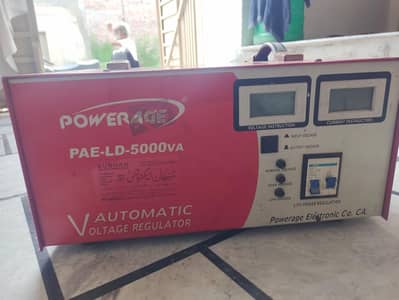 Powerage 5000VA (5KVA) Automatic Voltage Regulator / Servo Stabilizer