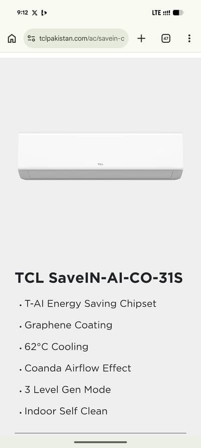 TCL SAVEIN-AI-CO-31S