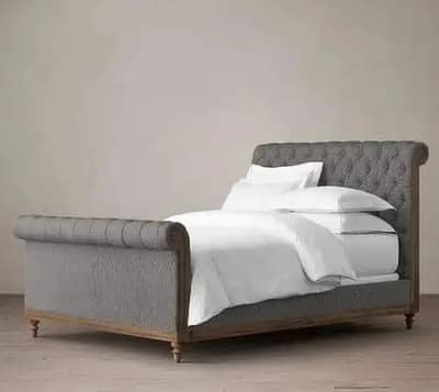 Bed / Double bed / King Size bed / Double Bed /Welvet bed / Wooden bed