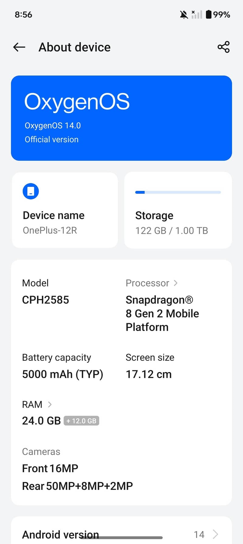 One Plus 12R 6