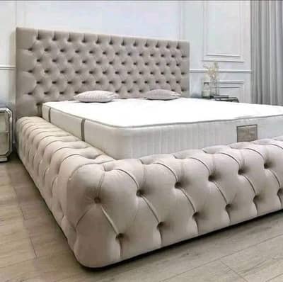 Bed / Double bed / King Size bed / Double Bed /Welvet bed / Wooden bed