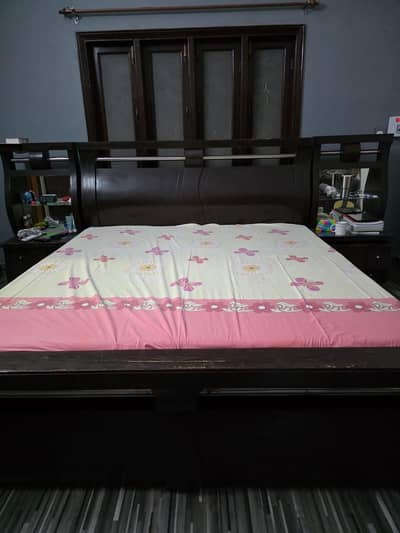 King size bed set with matress