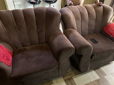 Brown Sofa Set – Good Condition