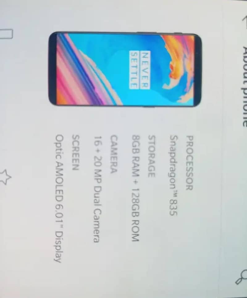 One Plus 5T 2