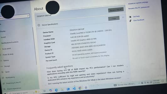 Toshiba laptop