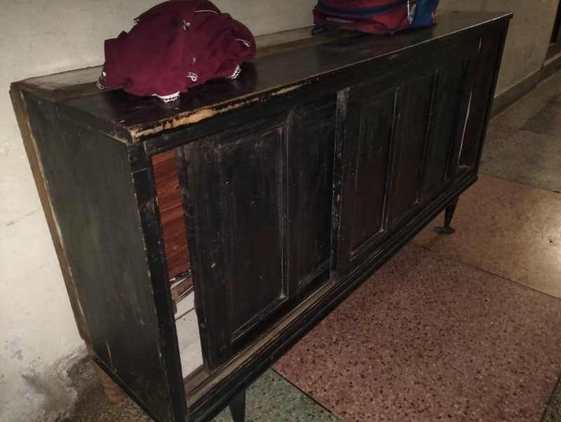 almari cabnet solid wood 1