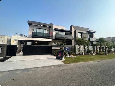 2 Kanal Galleria Design Grey Structure House with Basement, Swimming Pool & Cinema | DHA Phase 7 Near Raya Elegant Luxury Grey Structure Bungalow for Sale in Prime Location