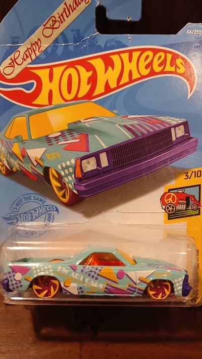 Original Packed Hot Wheels Art Car '80 El Camino mint condition packed